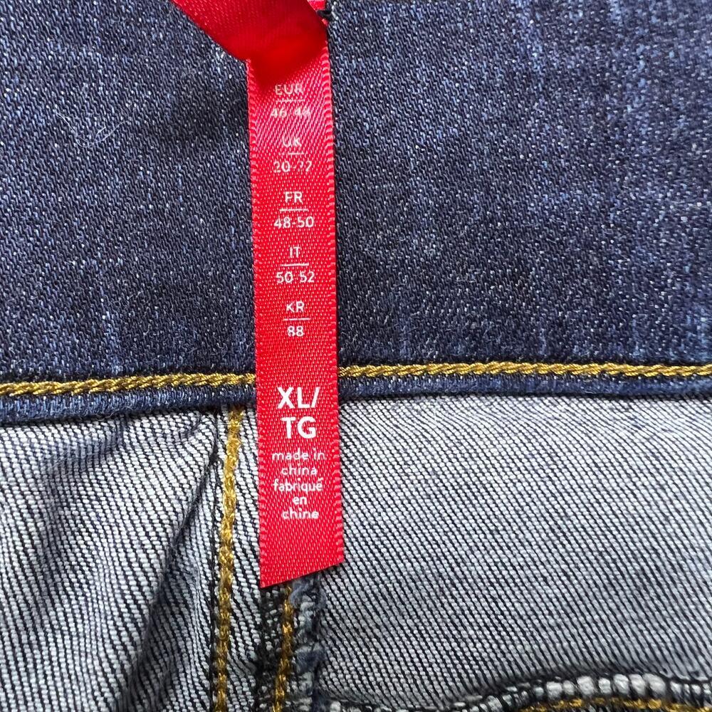 Spanx pull on jeans raw hem straight leg - Picture 4 of 6
